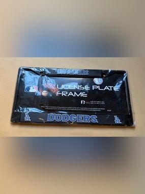 LA Dodgers License Plate Frame MLB Officially Licensed New Rico Industries